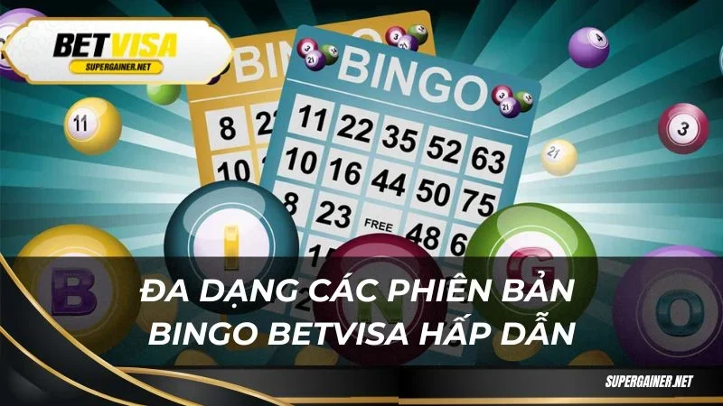 Đa dạng các phiên bản Bingo Betvisa hấp dẫn